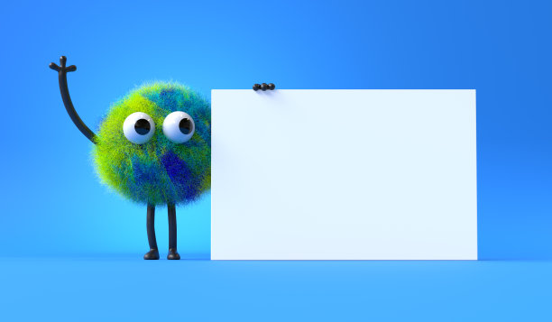 可爱的毛茸茸的怪物图片下载