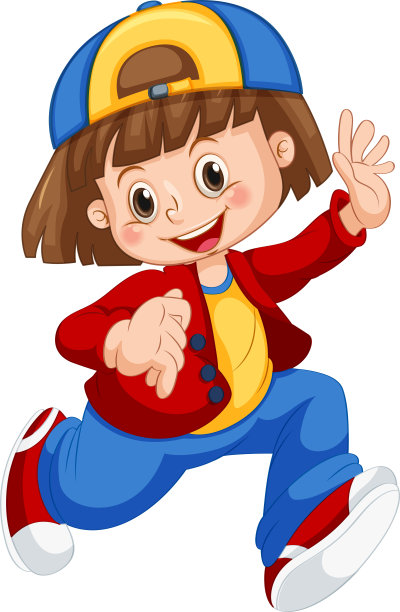 一个可爱的女孩角色图片下载