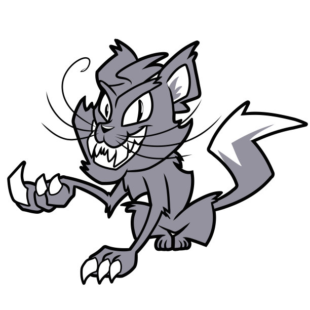 令人毛骨悚然的微笑猫图片下载