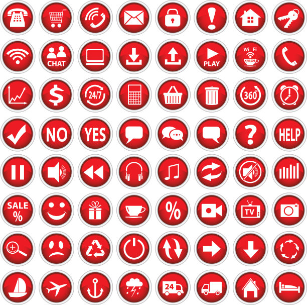 集社会图标。矢量图图片下载