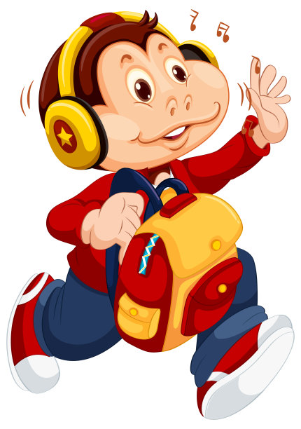 猴子角色去上学图片下载