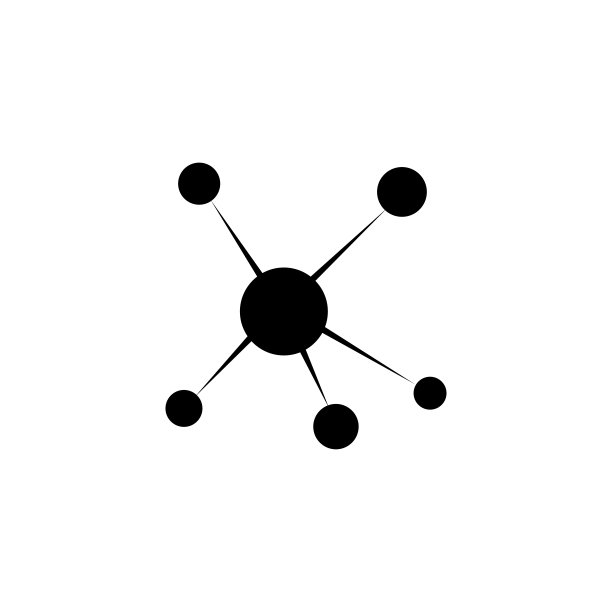 连接矢量图标，扁平圆角方块按钮，灰底黑白图片下载