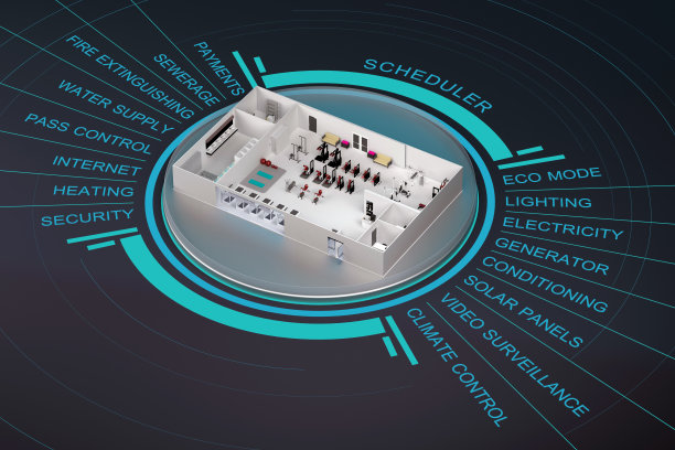 现代智能健身与信息图表图片下载