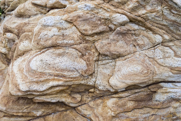 天堂海滩的砂岩，萨索斯岛图片下载