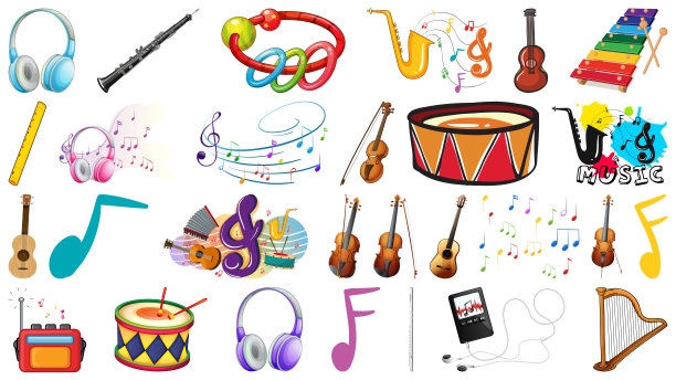 一套乐器图片下载