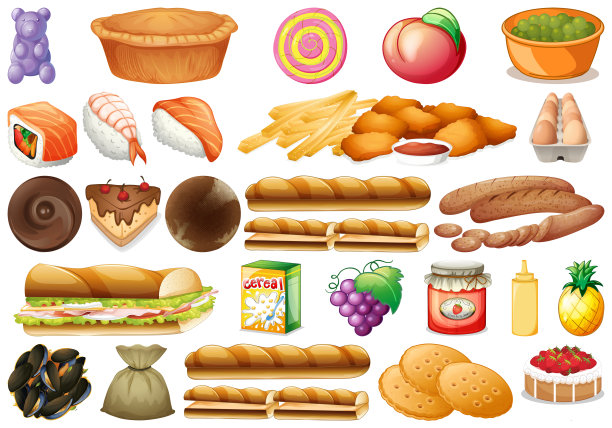 不同的食物图片下载