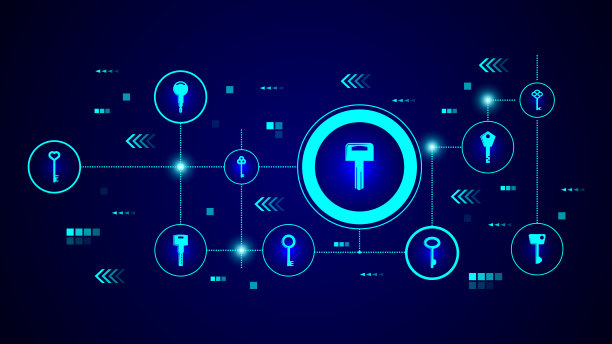 钥匙图标。从锁和钥匙设置图片下载