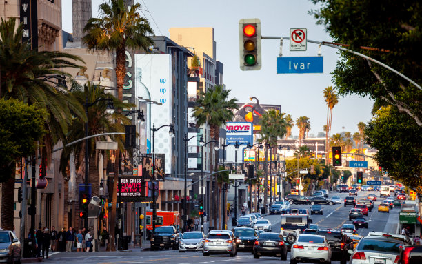 好莱坞交通-洛杉矶图片下载