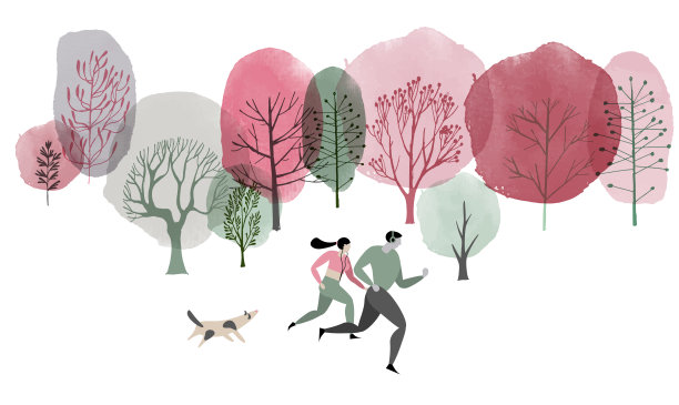 水彩矢量弹簧背景。图片下载