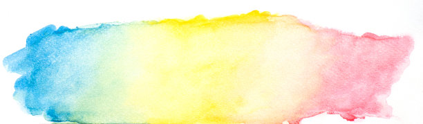 抽象水彩背景，彩色水彩手绘设计横幅图片下载
