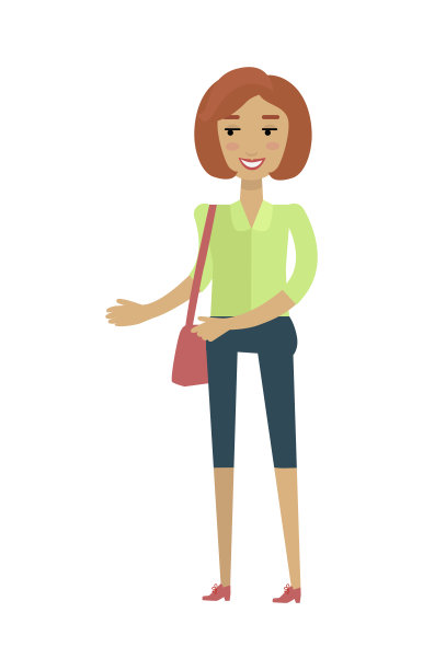 欧洲女人在衬衫和马裤袋。图片下载