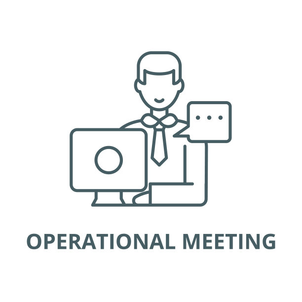 操作会矢量线图标、线形概念、轮廓符号、符号图片下载