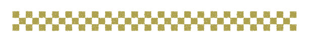 垃圾金瓷砖条/分隔线。日本传统图案/新年贺卡的设计。图片下载