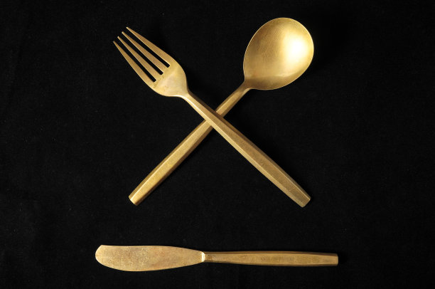 古董银餐具图片下载