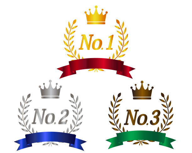 桂冠数量。丝带。排名。图片下载