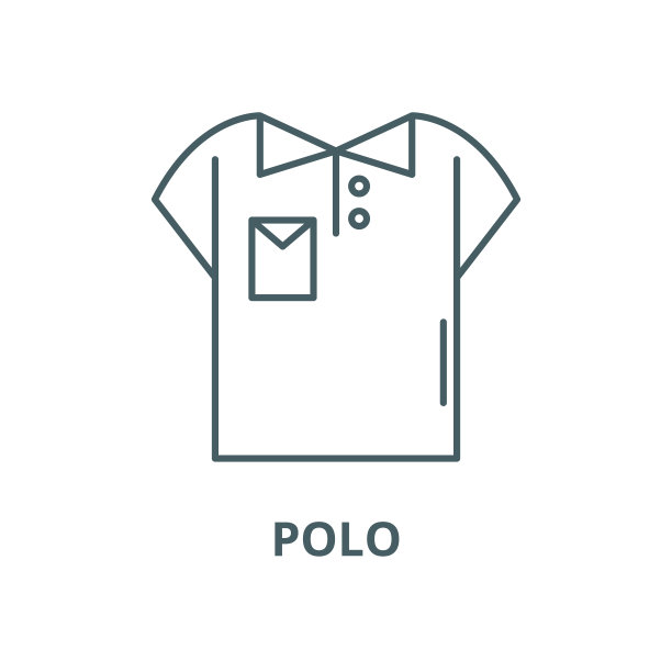 马球矢量线图标，线性概念，轮廓符号，符号图片下载