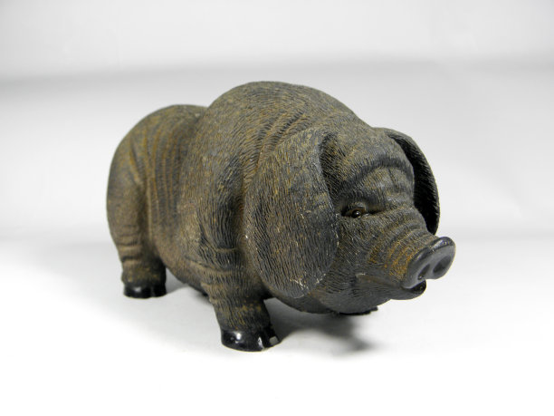 中国古代陶艺传统的猪形图片下载