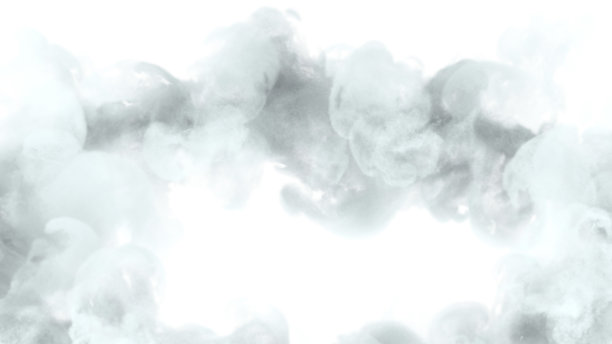 白色烟雾在背景3d渲染图像图片下载