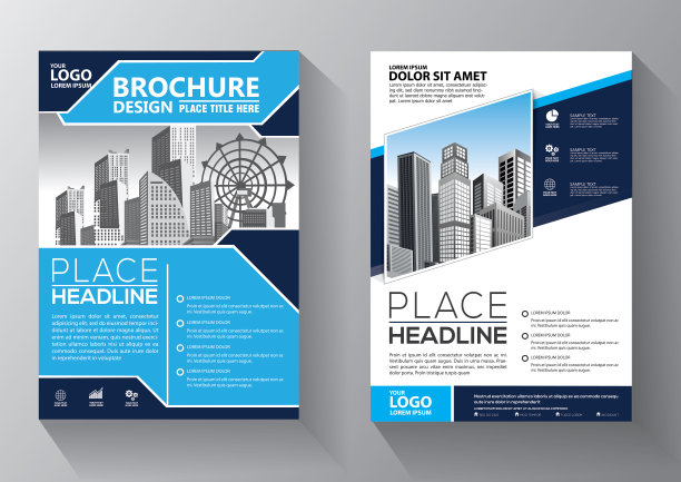 宣传册设计，封面现代布局，年度报告，海报，传单在A4彩色三角形，几何形状的技术，科学，市场与光背景图片下载
