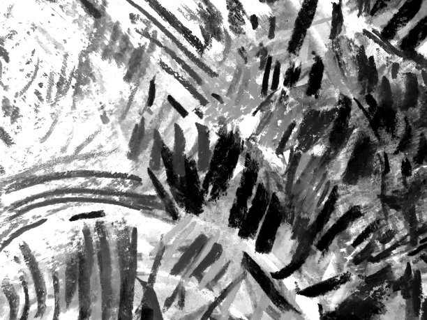 黑色和白色背景与手绘黑色抽象形状的白色背景。图片下载