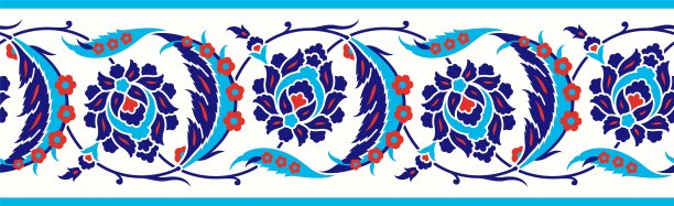 伊兹尼克边界为您的设计。图片下载