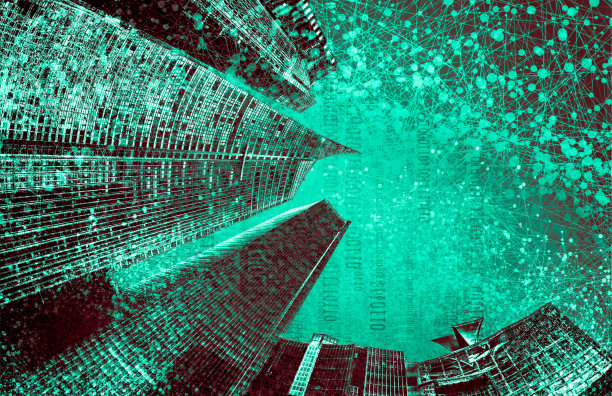 无线通信网络背景素材图片