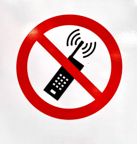 标志-不允许使用移动电话图片下载