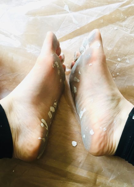 颜料的脚图片下载