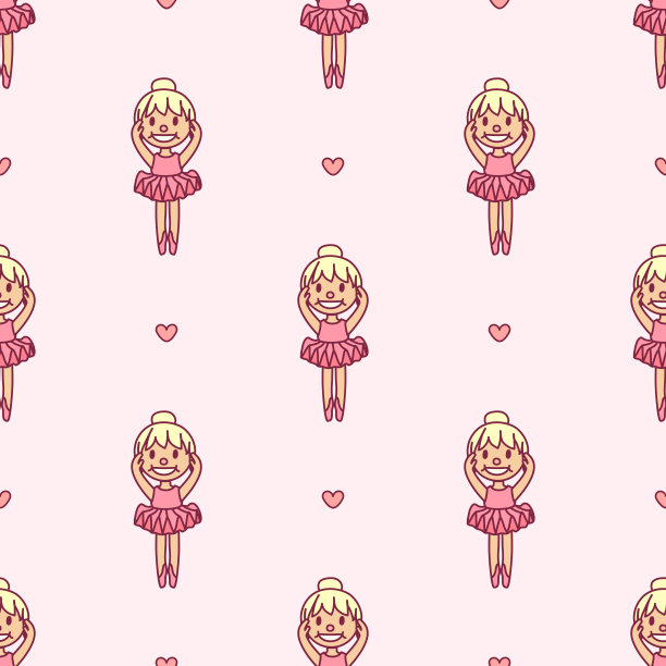 矢量卡通无缝图案图片下载