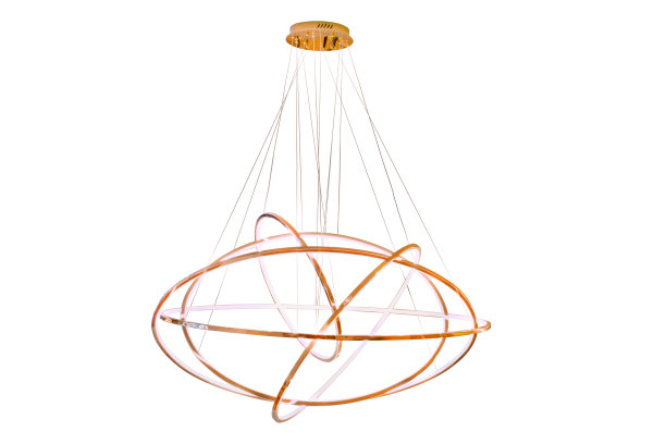 现代设计的金色天花灯，用于室内装饰图片下载