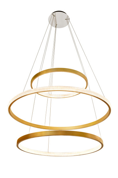 现代设计的金色天花灯，用于室内装饰图片下载