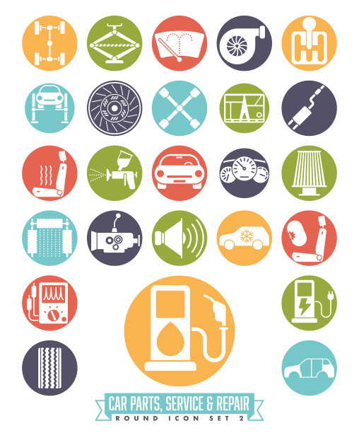 汽车配件、维修保养轮标集图片下载