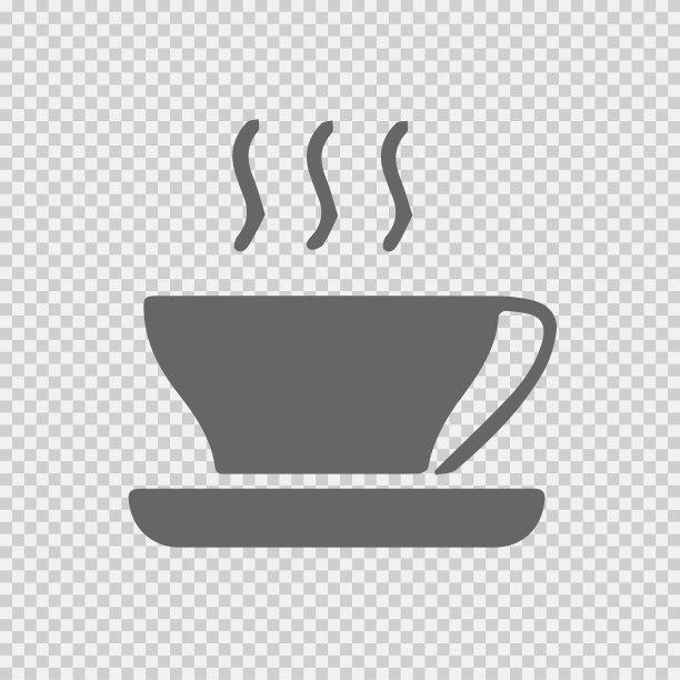 咖啡杯矢量图标eps 10。简单孤立的插图。图片下载