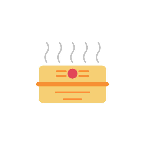 送餐、盒餐、吃餐、热餐、餐厅颜色图标图片下载