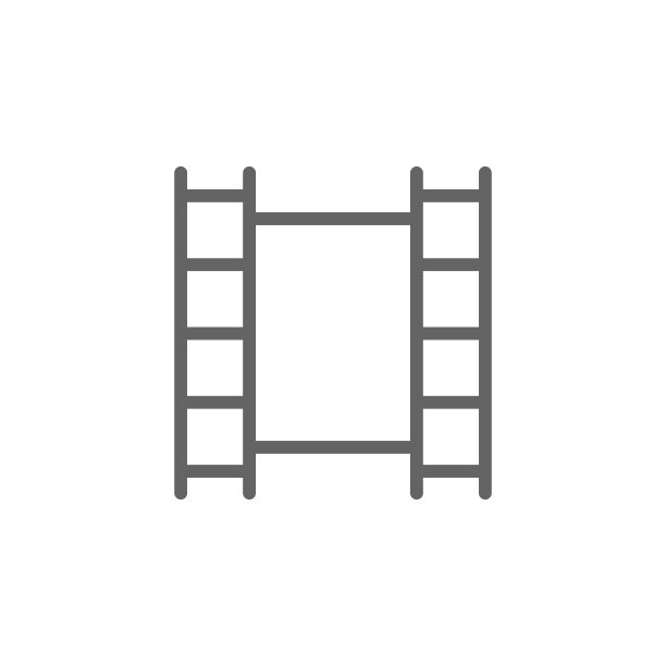 电影胶片图标，剧院元素，用于网站和App设计开发的细线图标，优质图标图片下载