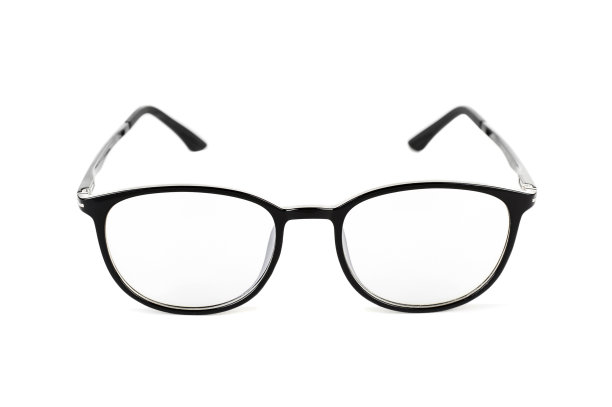 时尚眼镜上的白色背景与剪切路径图片下载