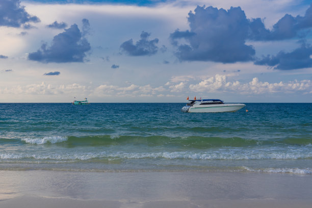 夏季背景与美丽的风景从泰国的同一个岛屿。图片下载