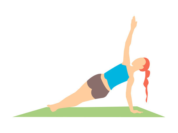 女孩练习瑜伽。图片下载