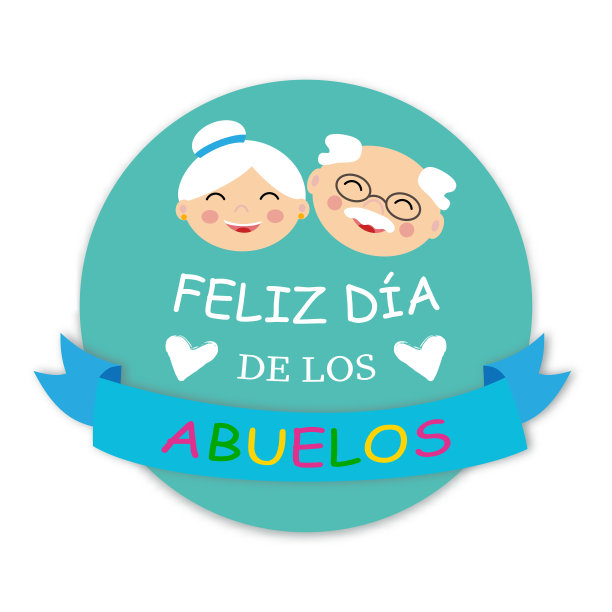 快乐的祖父母日矢量插图。图片下载
