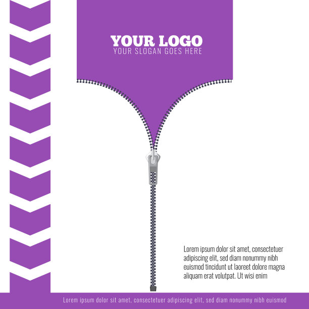 打开和关闭拉链。打开或关闭拉链。商业背景为您的设计。矢量图图片下载