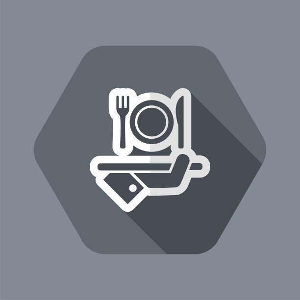 酒店的图标。食物。图片下载