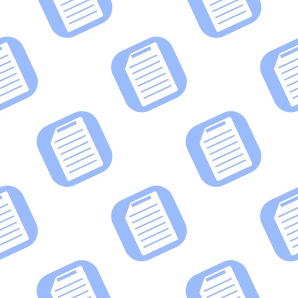 文档图标无缝模式。平面设计符号图片下载