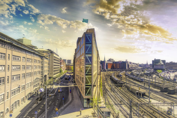 俯瞰城市图片下载