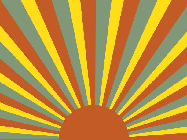 太阳射线反向矢量图片下载