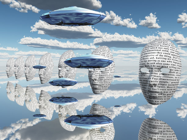 面具和不明飞行物图片下载