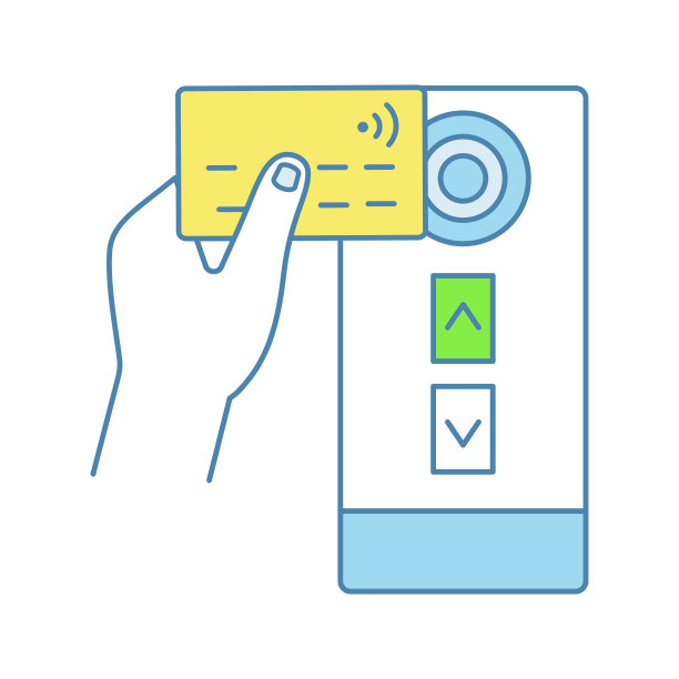 NFC信用卡读卡器图标图片下载