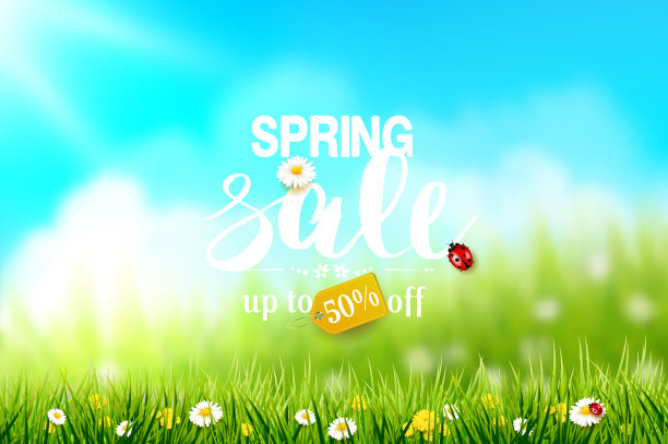 春季销售传单图片下载