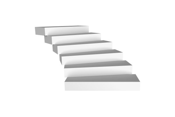 圆形或螺旋楼梯楼梯在白色图片下载