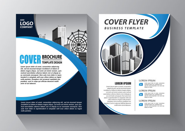 宣传册设计，封面现代布局，年度报告，海报，传单在A4彩色三角形，几何形状的技术，科学，市场与光背景图片下载