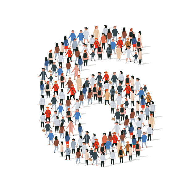 6号的一大群人图片下载